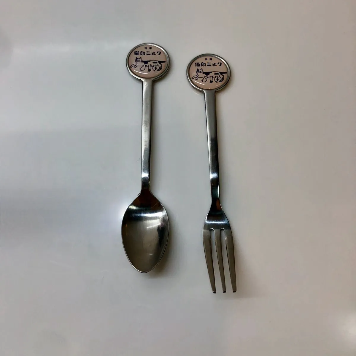 星羊社 猫印ミルク湯匙和叉子