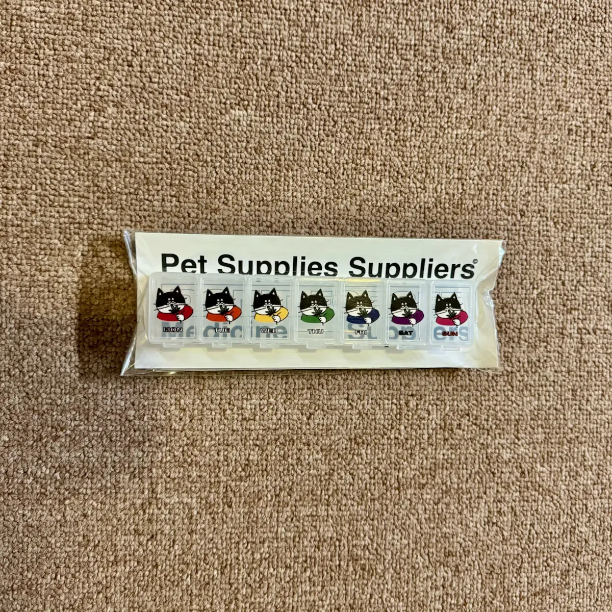 CRR 一週藥丸攜帶盒 (賓士貓)