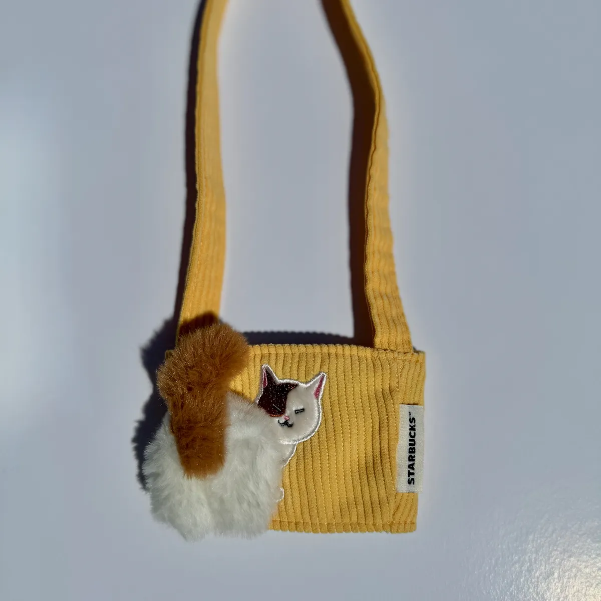 星巴克 斑紋貓尾巴便利單杯提袋