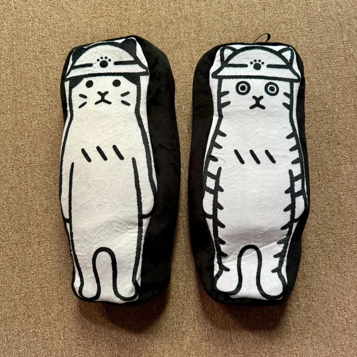 Felissimo 猫部 いつもくん和もしもくん毛毯與眼罩